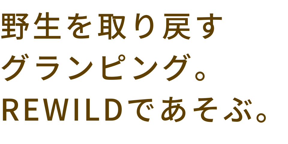千葉・養老渓谷でグランピング＆キャンプ｜REWILD RIVER SIDE